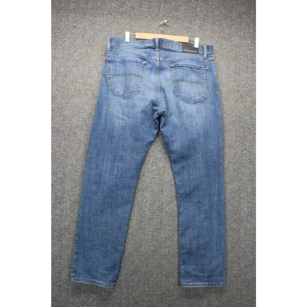 Lucky Brand 121 Slim Straight Jeans Men's 36x30 Blue Denim Stretch